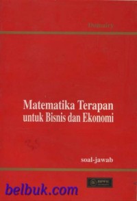 Image of Matematika Terapan untuk Bisnis dan Ekonomi